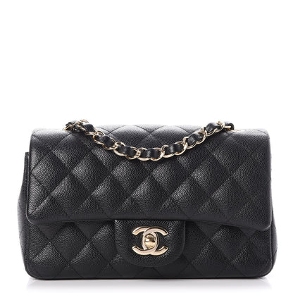 Chanel Caviar Quilted Mini Rectangular Flap Black 1 of 7
