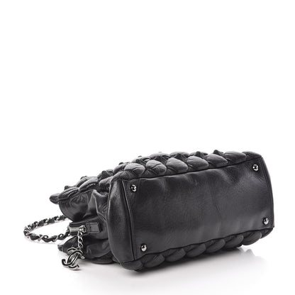 Chanel Lambskin Quilted 3D Point Tote Black 4 of 11
