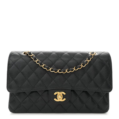 Chanel Caviar Quilted Medium Double Flap Black 1 of 11