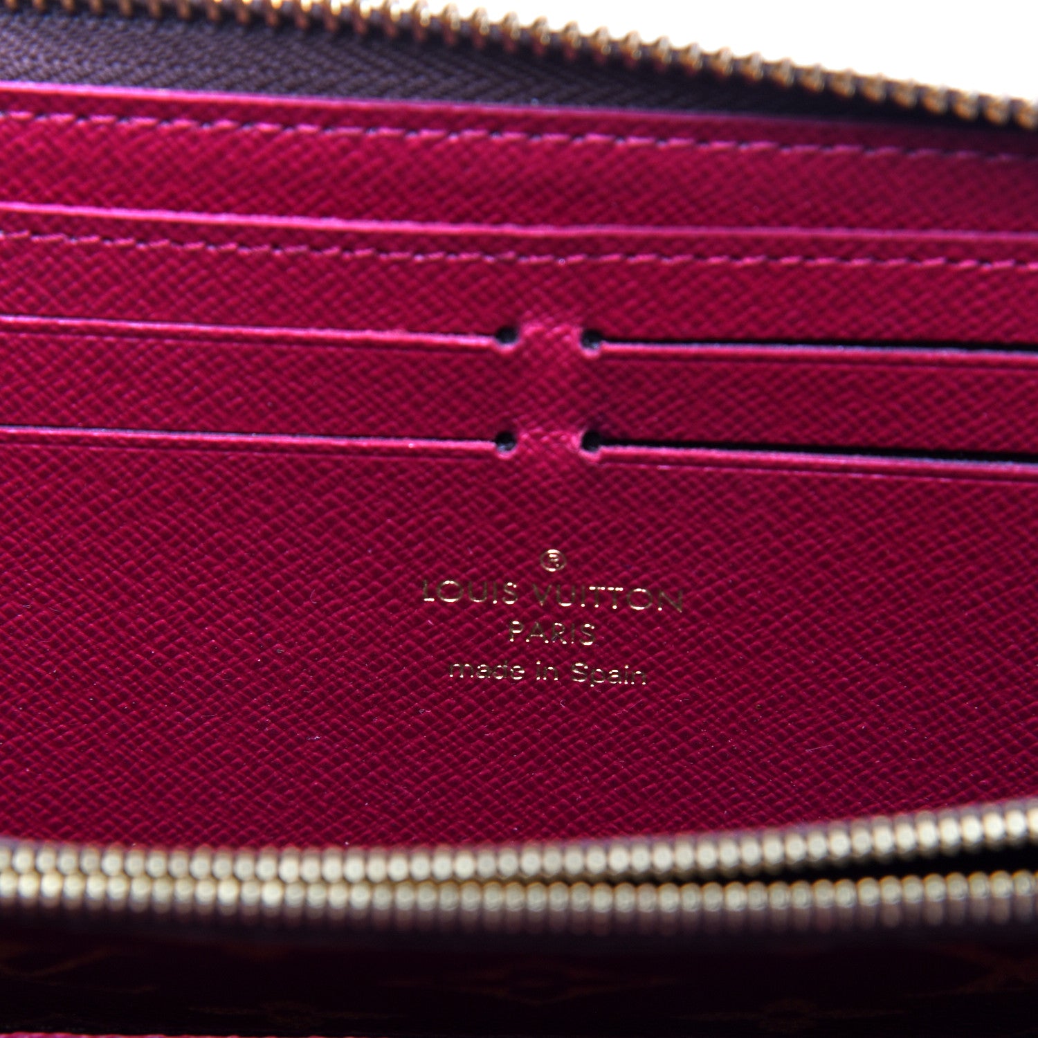Louis Vuitton Monogram Clemence Wallet Fuchsia 8 of 9