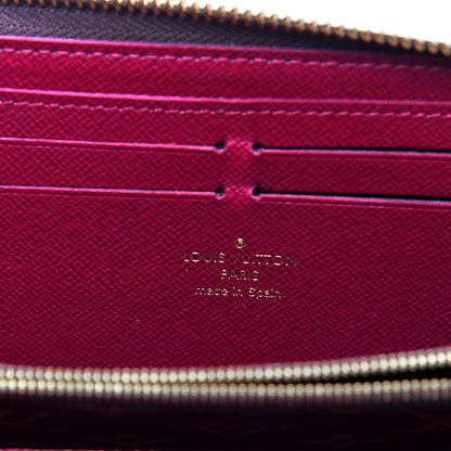 Louis Vuitton Monogram Clemence Wallet Fuchsia 8 of 9