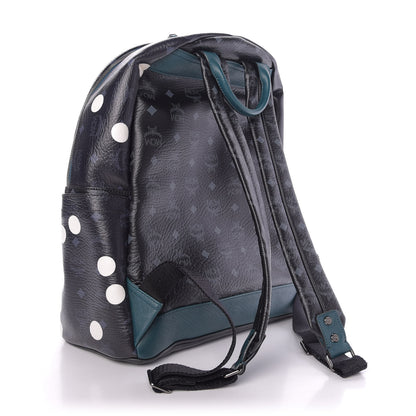 MCM Wrinkled Visetos Small Craig & Karl Beyond Snowdome Backpack Black 2 of 10