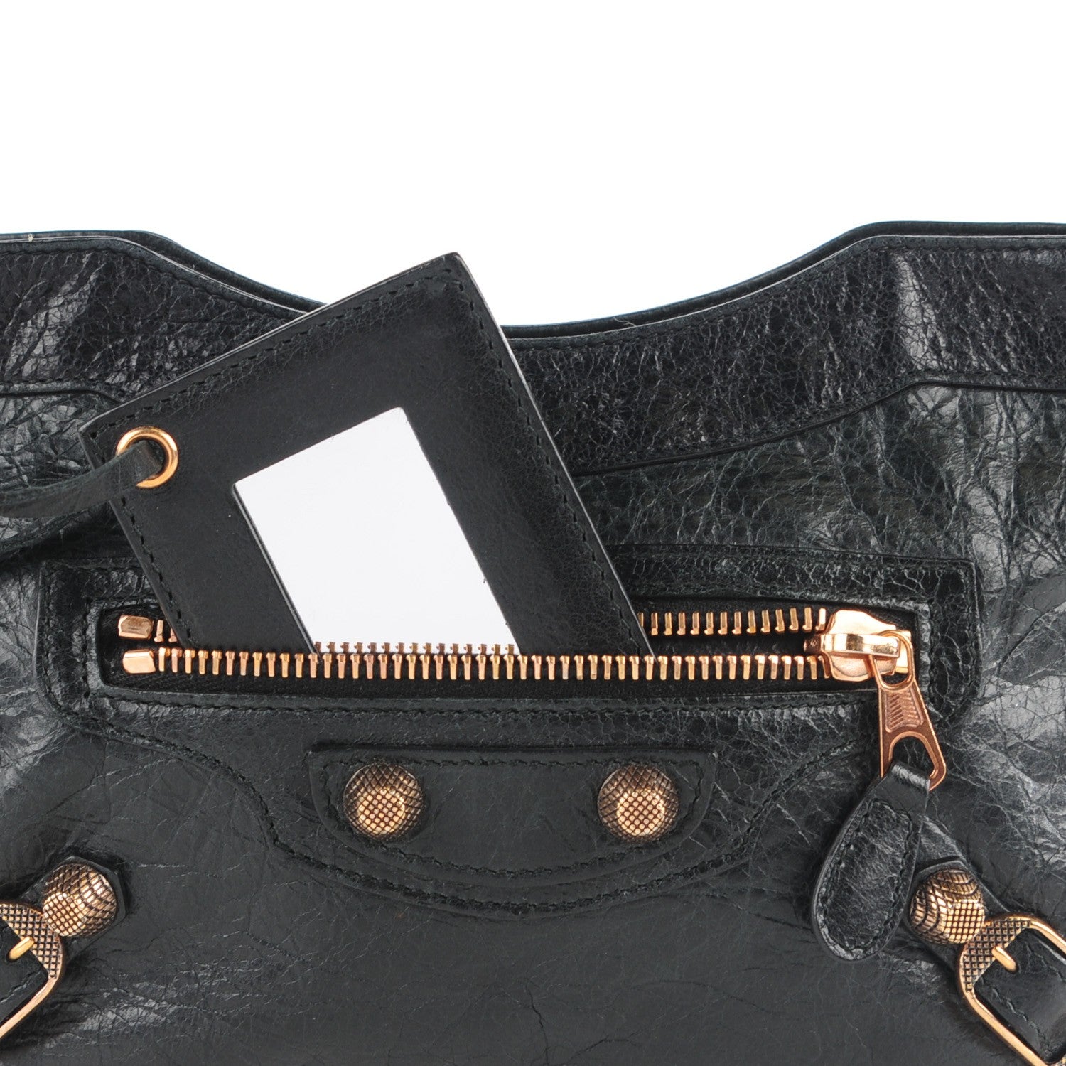 Balenciaga Agneau Giant 12 Rose Gold Hardware Hip Black 11 of 11