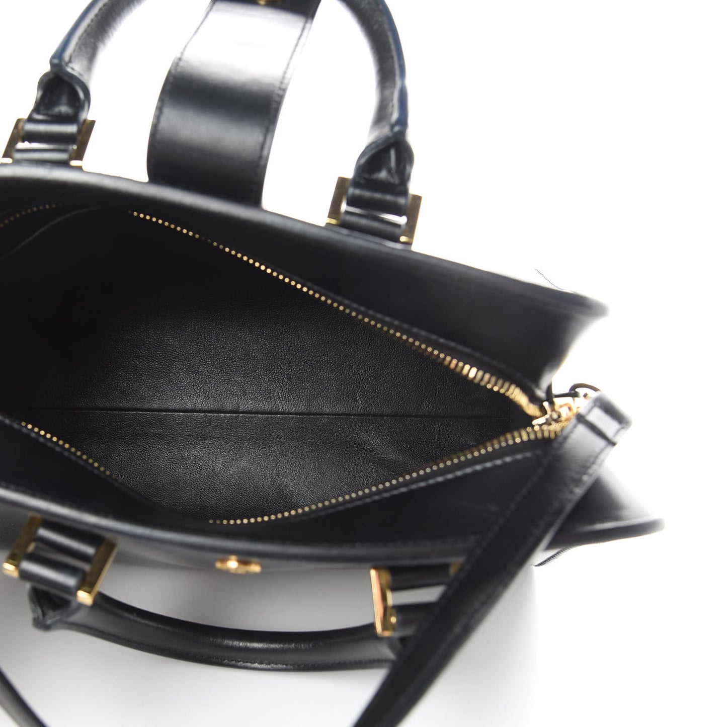 Calfskin Monogram Baby Cabas Black