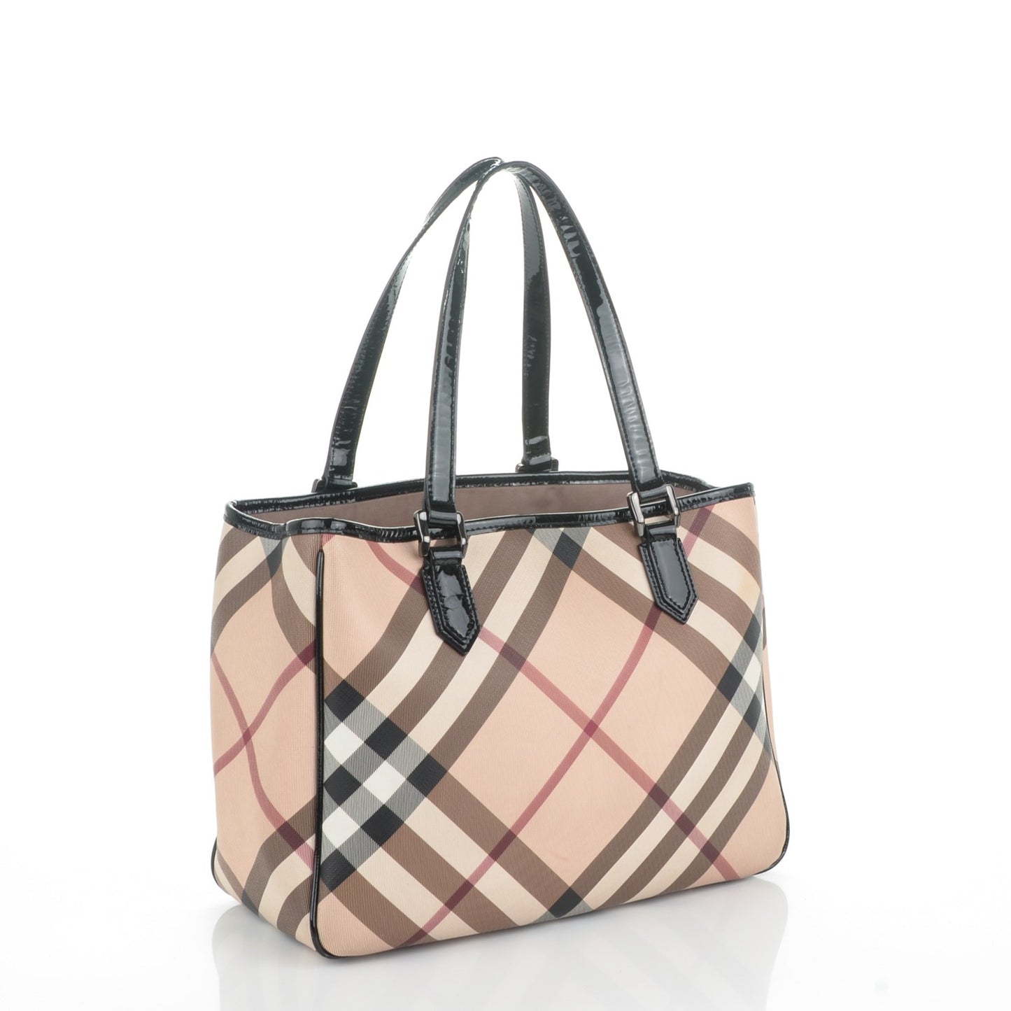 Nova Check Medium Tote Black