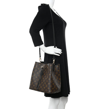 Louis Vuitton Monogram Neonoe MM Black 2 of 13