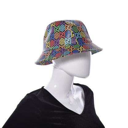 Gucci GG Supreme Monogram Psychedelic Fedora Hat M Multicolor 2 of 7