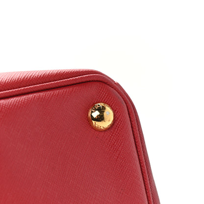 Prada Saffiano Large Galleria Double Zip Tote Fuoco 13 of 15
