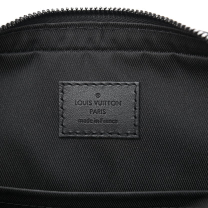 Louis Vuitton Calfskin Monogram Shadow Duo Messenger Black 6 of 9