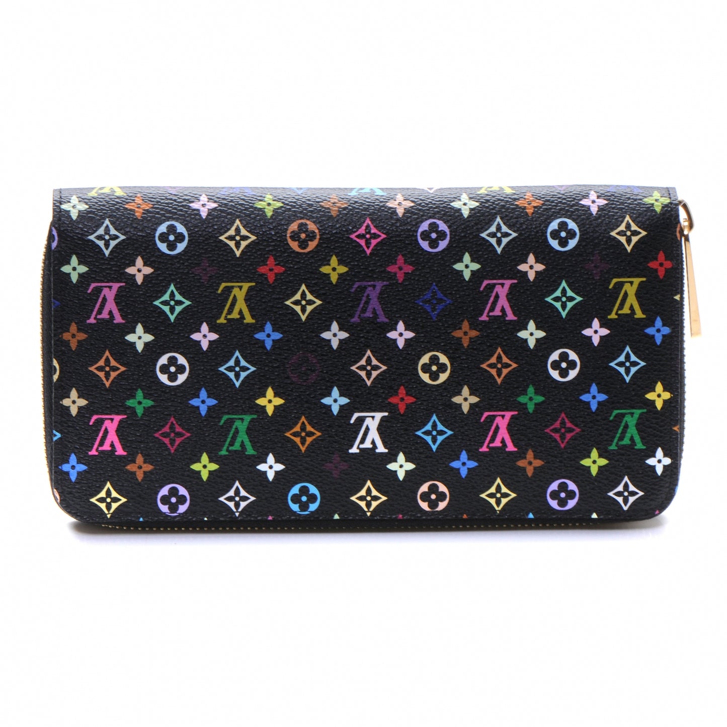 Monogram Multicolor Zippy Wallet Black