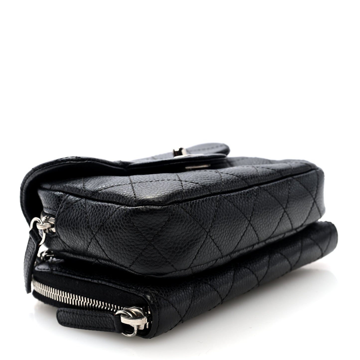 Caviar Quilted New Mini Flap Black