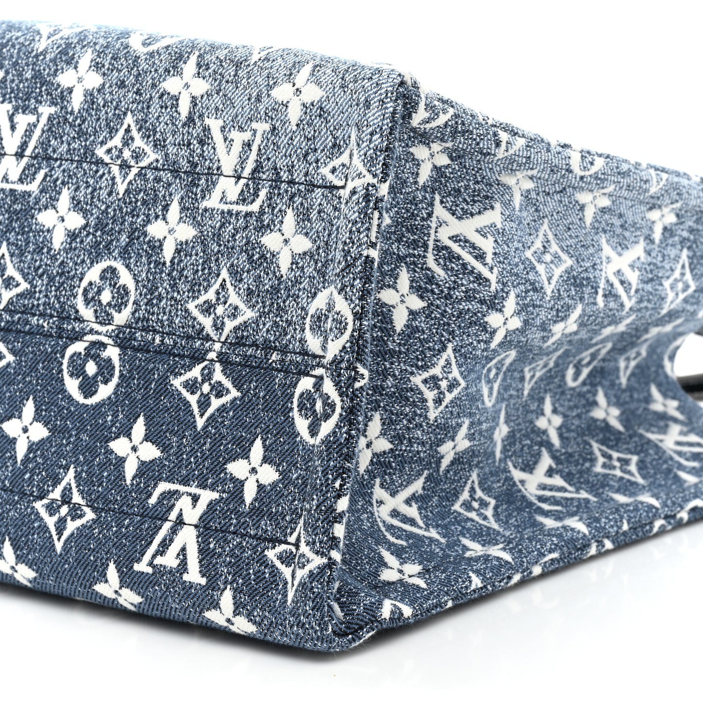 Monogram Jacquard Denim Onthego MM Bleu