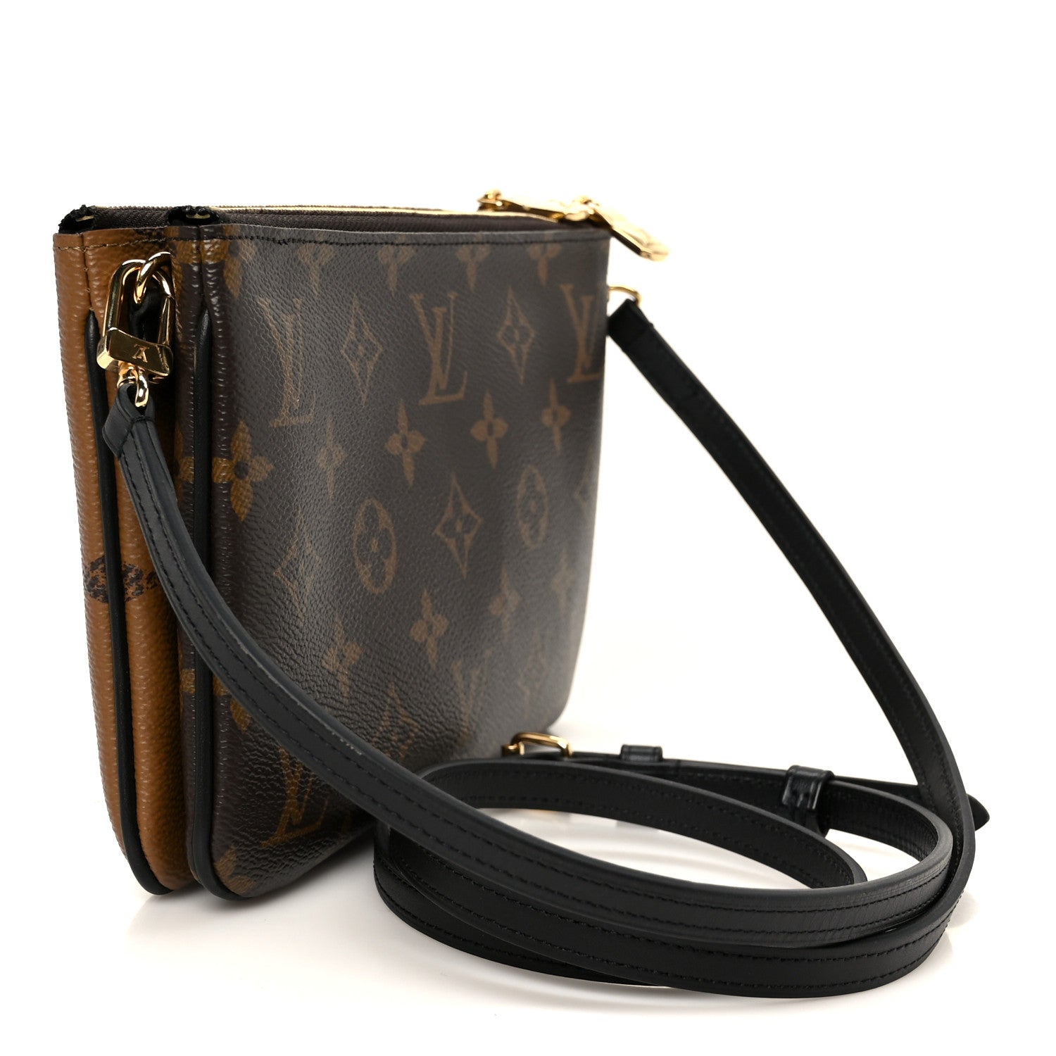 Louis Vuitton Reverse Monogram Giant Double Zip Pochette 3 of 12