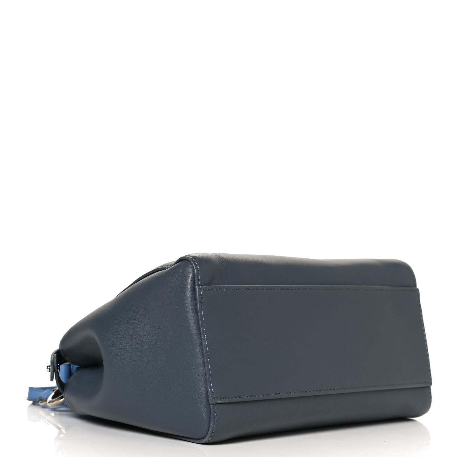 Fendi Nappa Colorblock Mini Peekaboo Iconic Satchel Tempesta Nebula Polvere 4 of 11