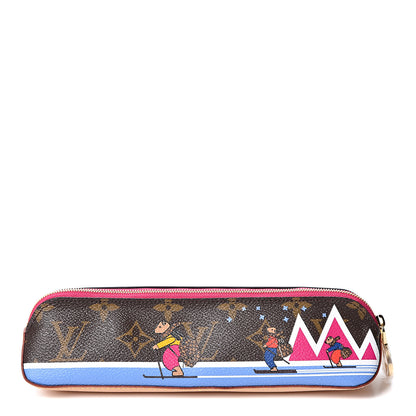 Louis Vuitton Monogram 2018 Christmas Animation Elizabeth Pencil Pouch 1 of 8