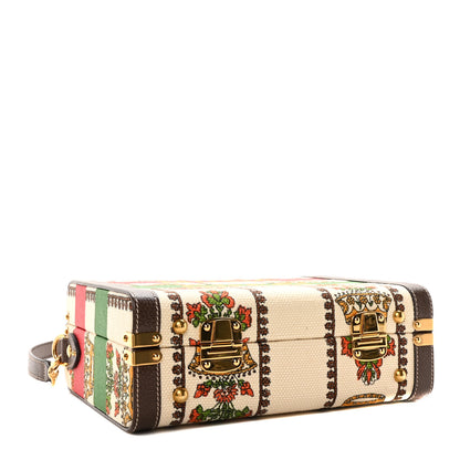 Gucci Canvas Calfskin 100 Centennial Music Beauty Case Multicolor 4 of 9