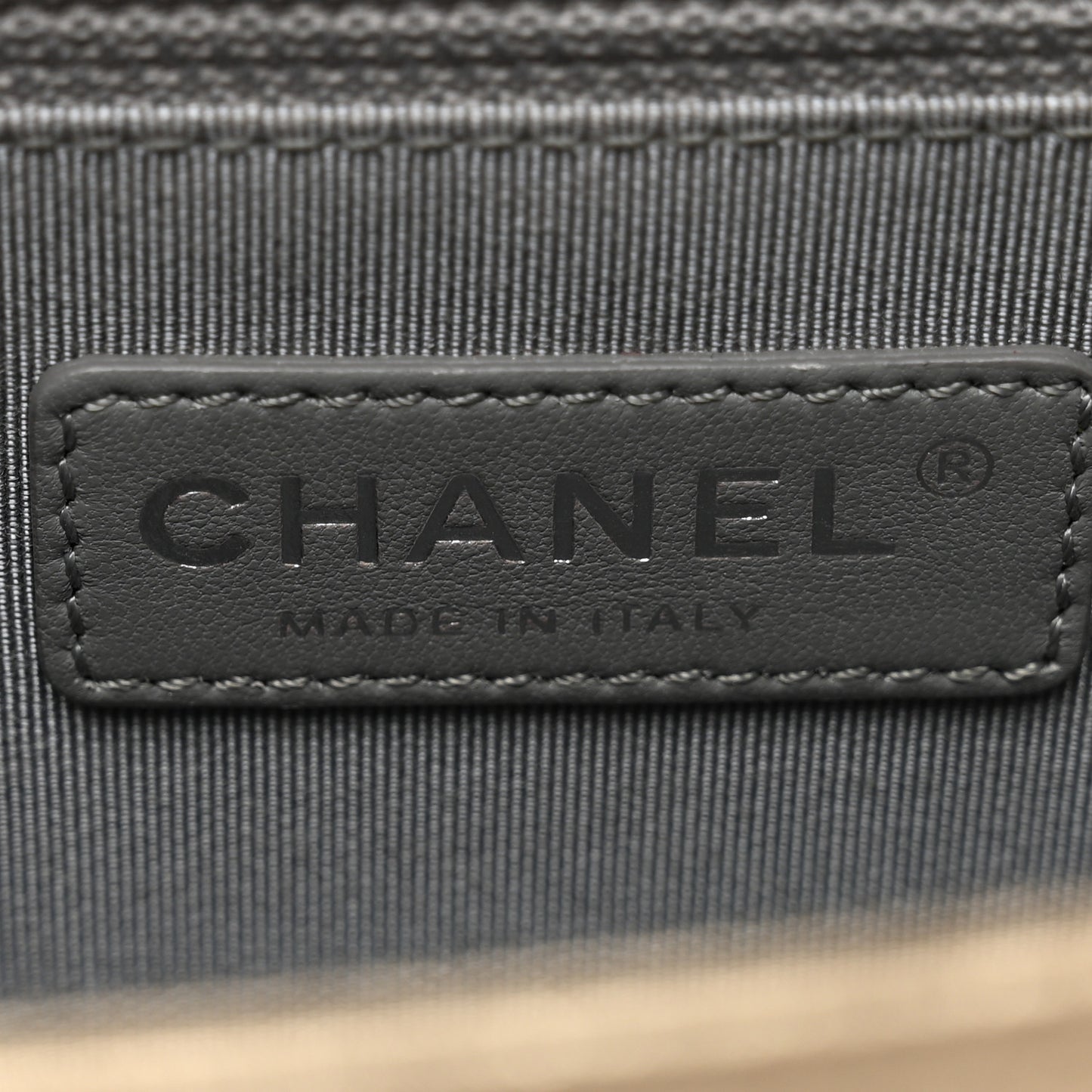Metallic Calfskin Quilted New Medium Boy Flap Khaki