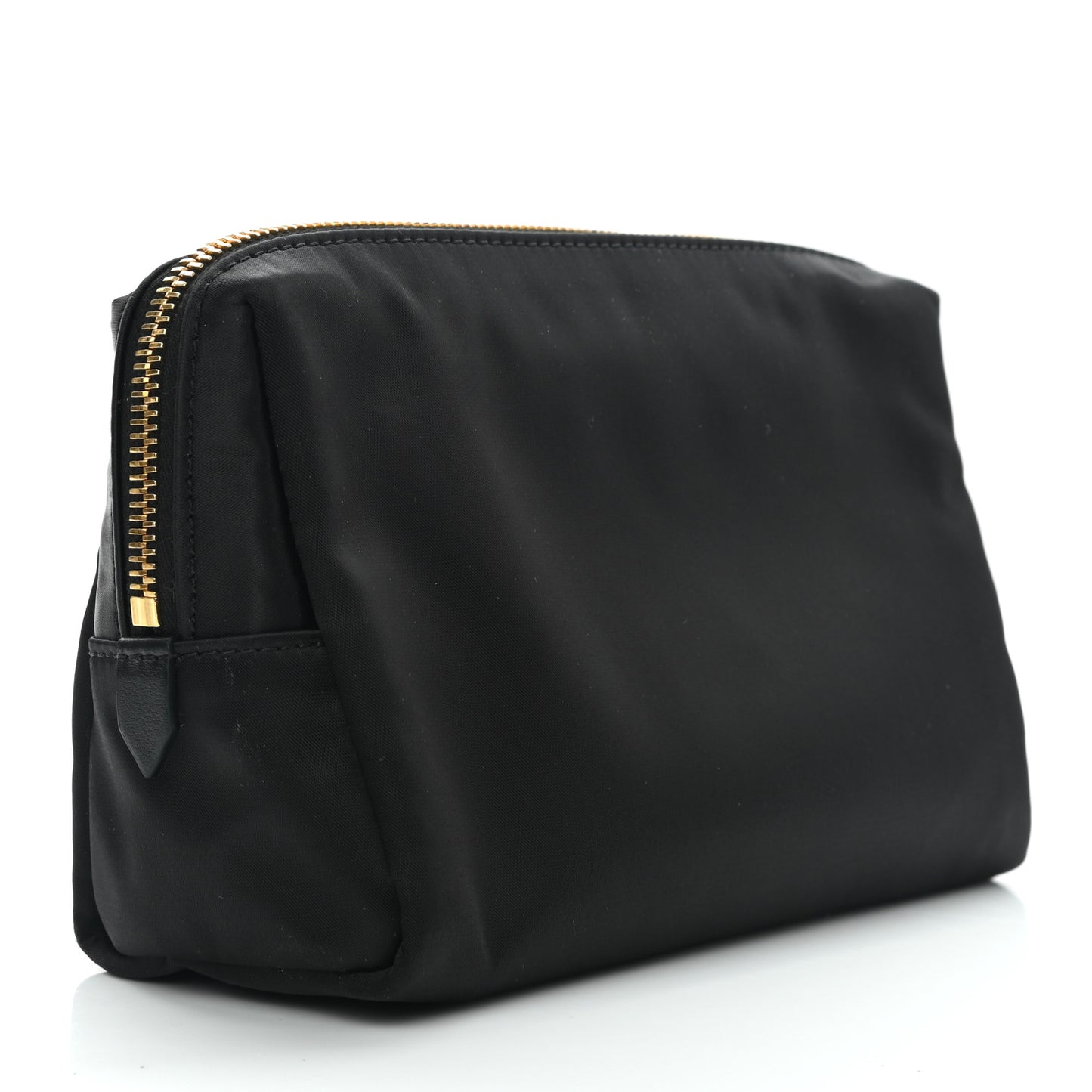 Nylon Cosmetic Pouch Black