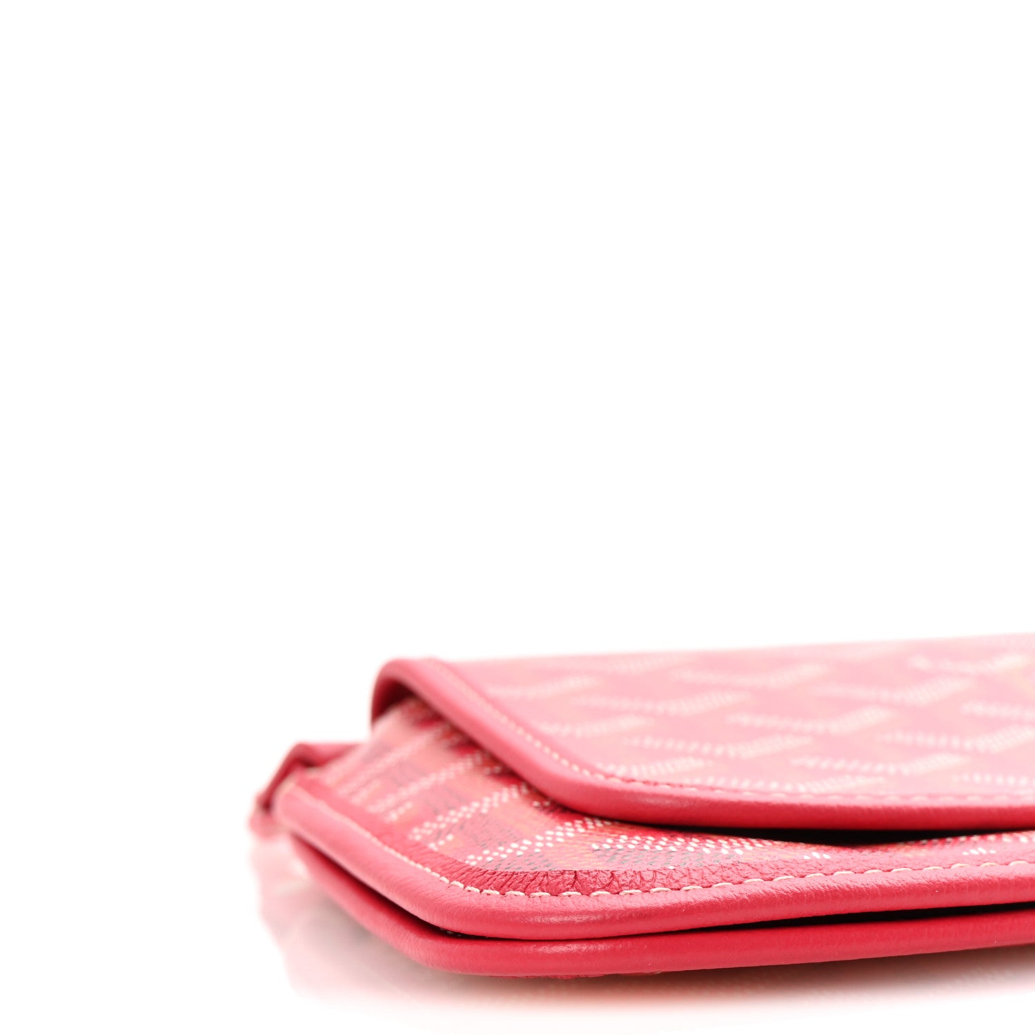 Goyard Goyardine Le Jardin Plumet Wallet Clutch Fuchsia 8 of 9