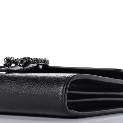 Gucci Calfskin Mini Dionysus Chain Wallet Black 8 of 9