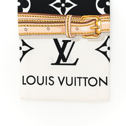 Louis Vuitton Silk Monogram Confidential Bandeau Black 2 of 4