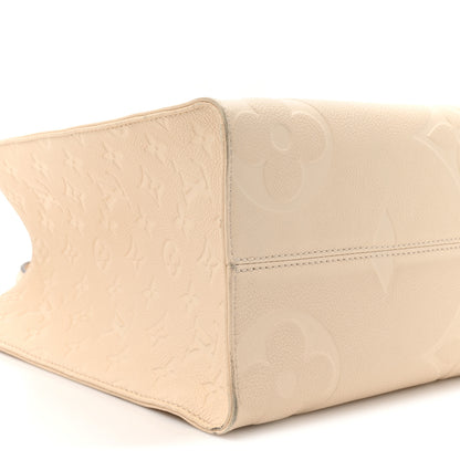 Louis Vuitton Empreinte Monogram Giant Onthego PM Cream Beige 9 of 17