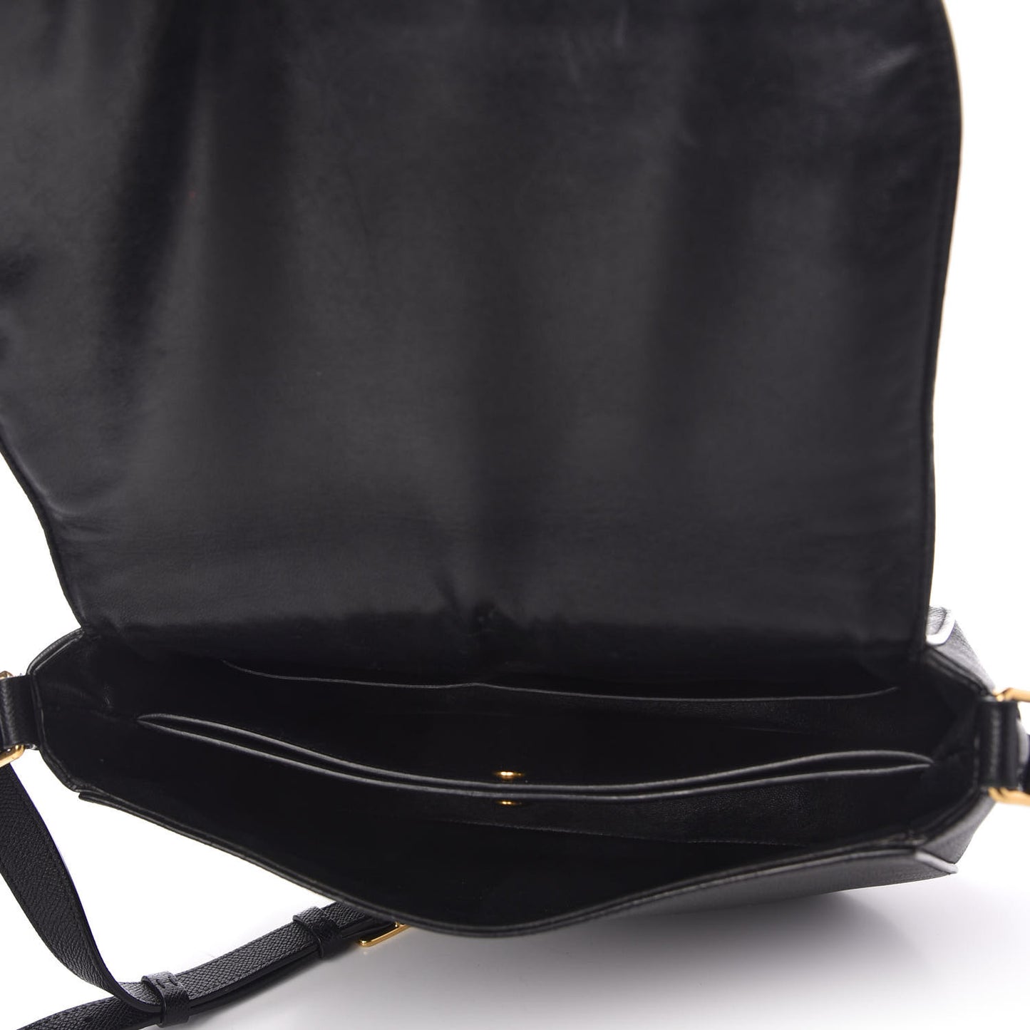 Grained Calfskin Medium Trotteur Black