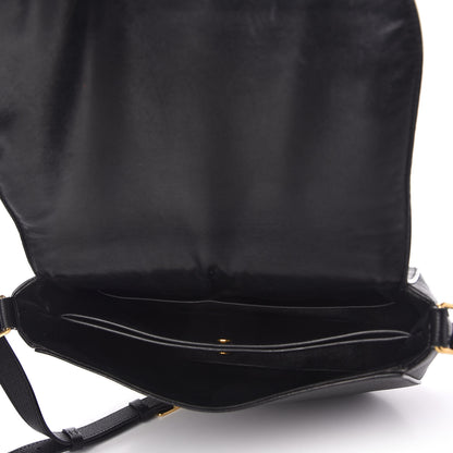 Celine Grained Calfskin Medium Trotteur Black 5 of 8