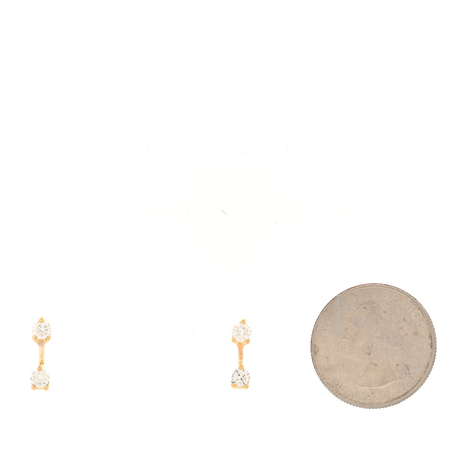 Anita Ko 18K Yellow Gold Diamond Orbit Earrings 2 of 5