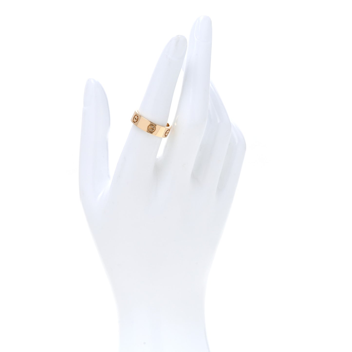 18K Yellow Gold 5.5mm LOVE Ring 53 6.5
