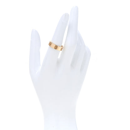 Cartier 18K Yellow Gold 5.5mm LOVE Ring 53 6.5 2 of 5