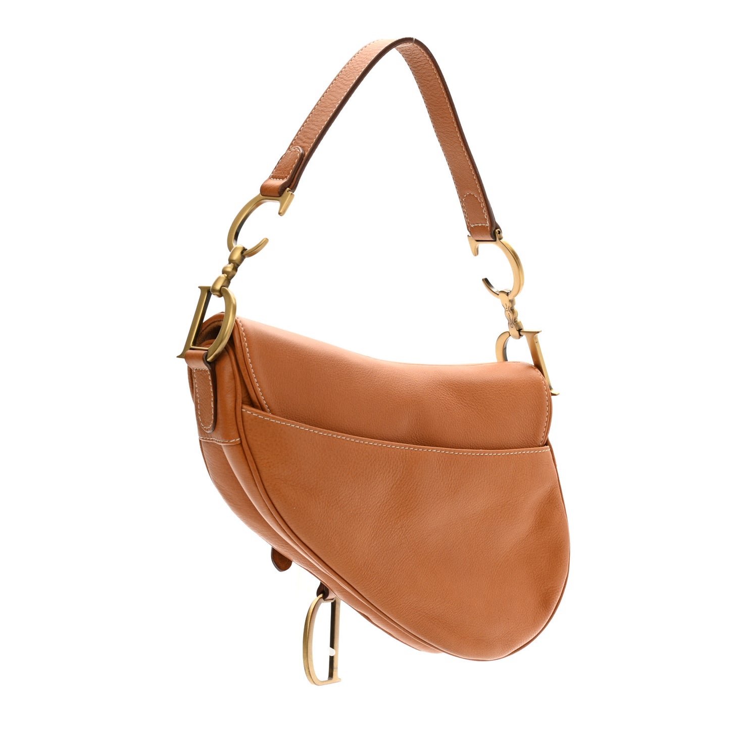 Calfskin Saddle Bag Tan