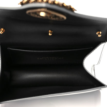 Dolce & Gabbana Metallic Nappa Small Devotion Top Handle Bag Silver 5 of 10