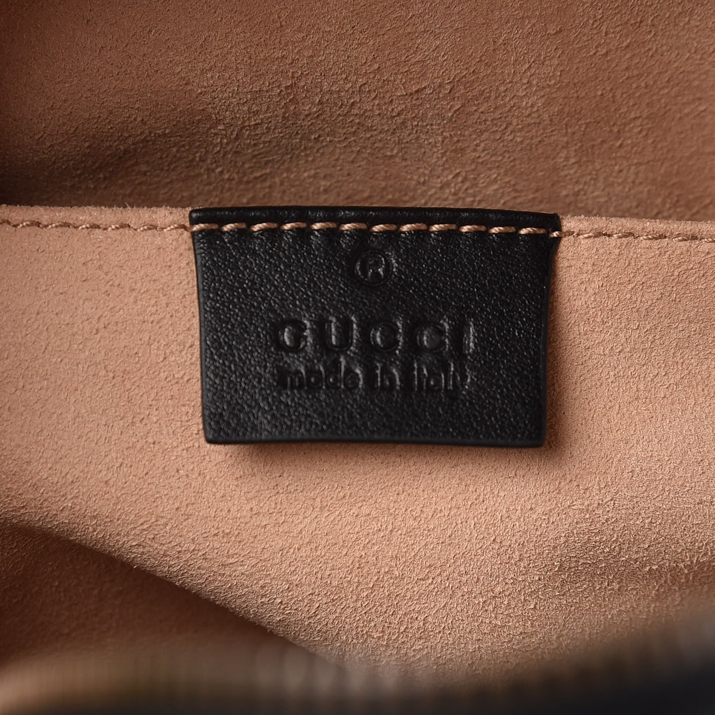 Calfskin Matelasse GG Marmont Backpack Black