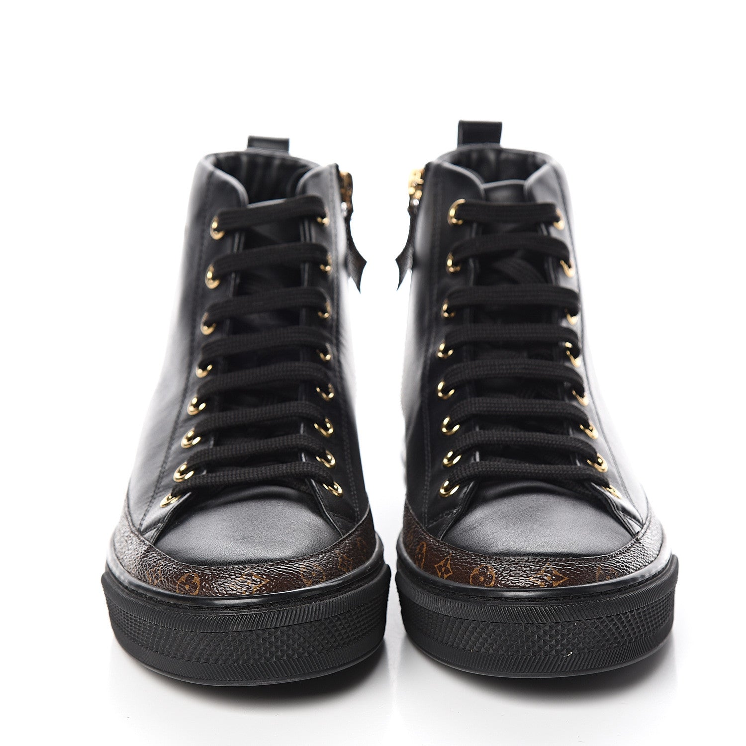 Louis Vuitton Monogram Stellar Sneaker Boots 36 Black 2 of 8