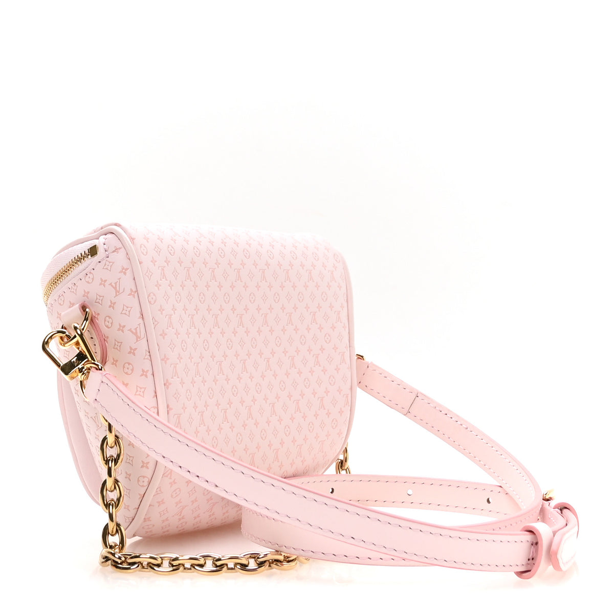 Louis Vuitton Calfskin Minigram Mini Bumbag  Light Bliss 3 of 10