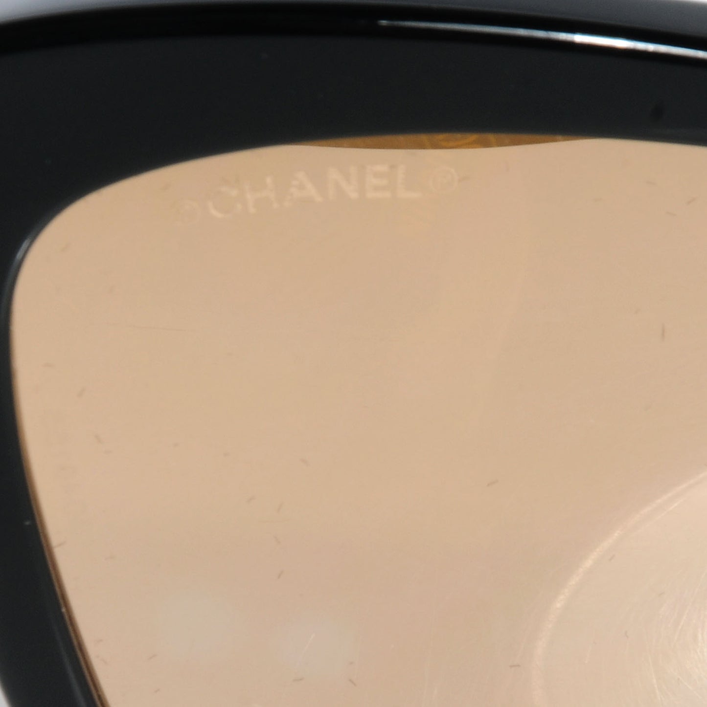 Acetate CC Cat Eye Sunglasses 5271 Black Gold