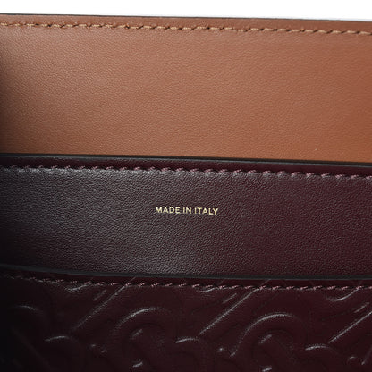 Burberry Calfskin Embossed Monogram Small Belt Bag Oxblood 7 of 10