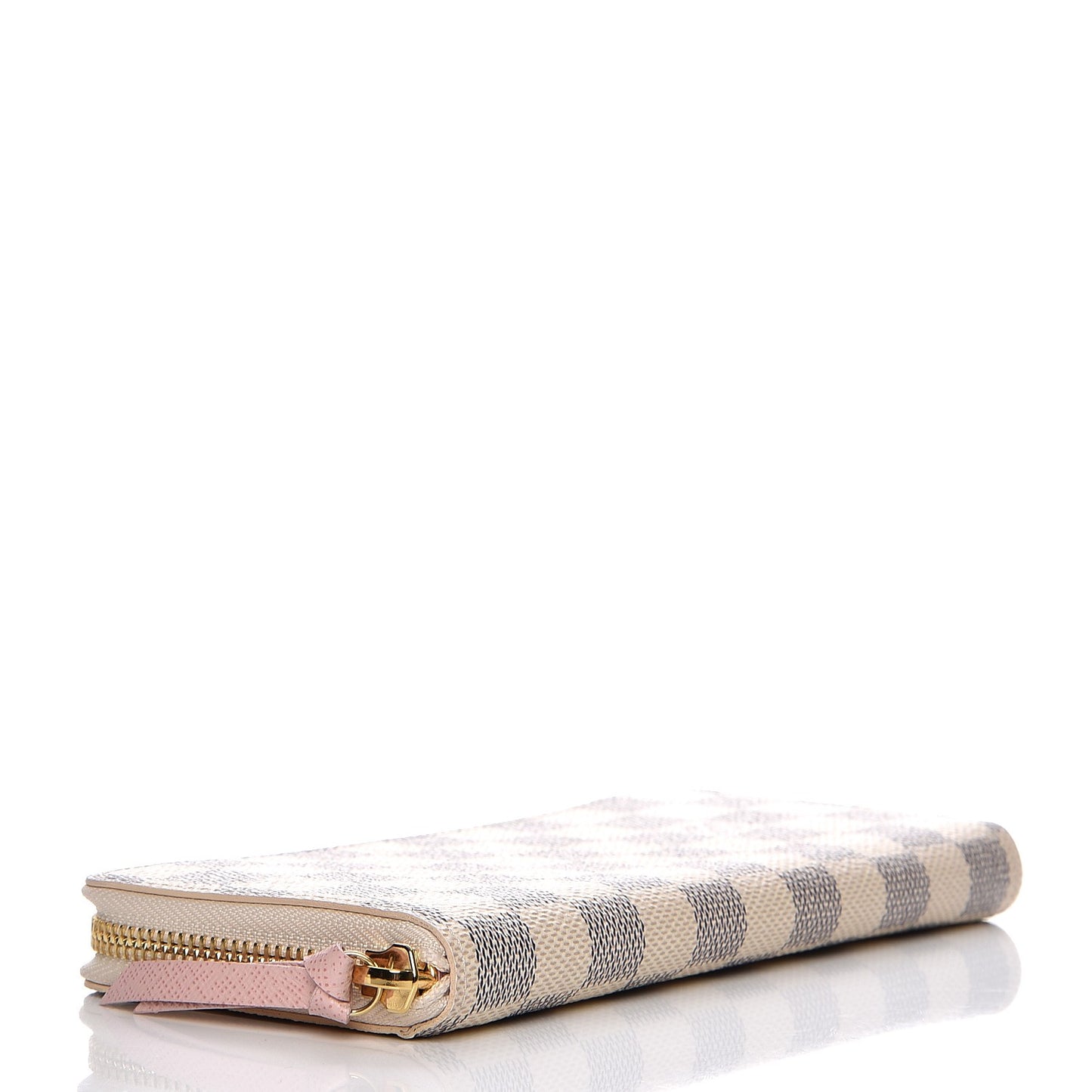 Damier Azur Clemence Wallet Rose Ballerine