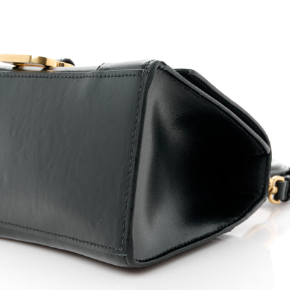 Balenciaga Shiny Box Calfskin Small Hourglass Top Handle Bag Black 12 of 14