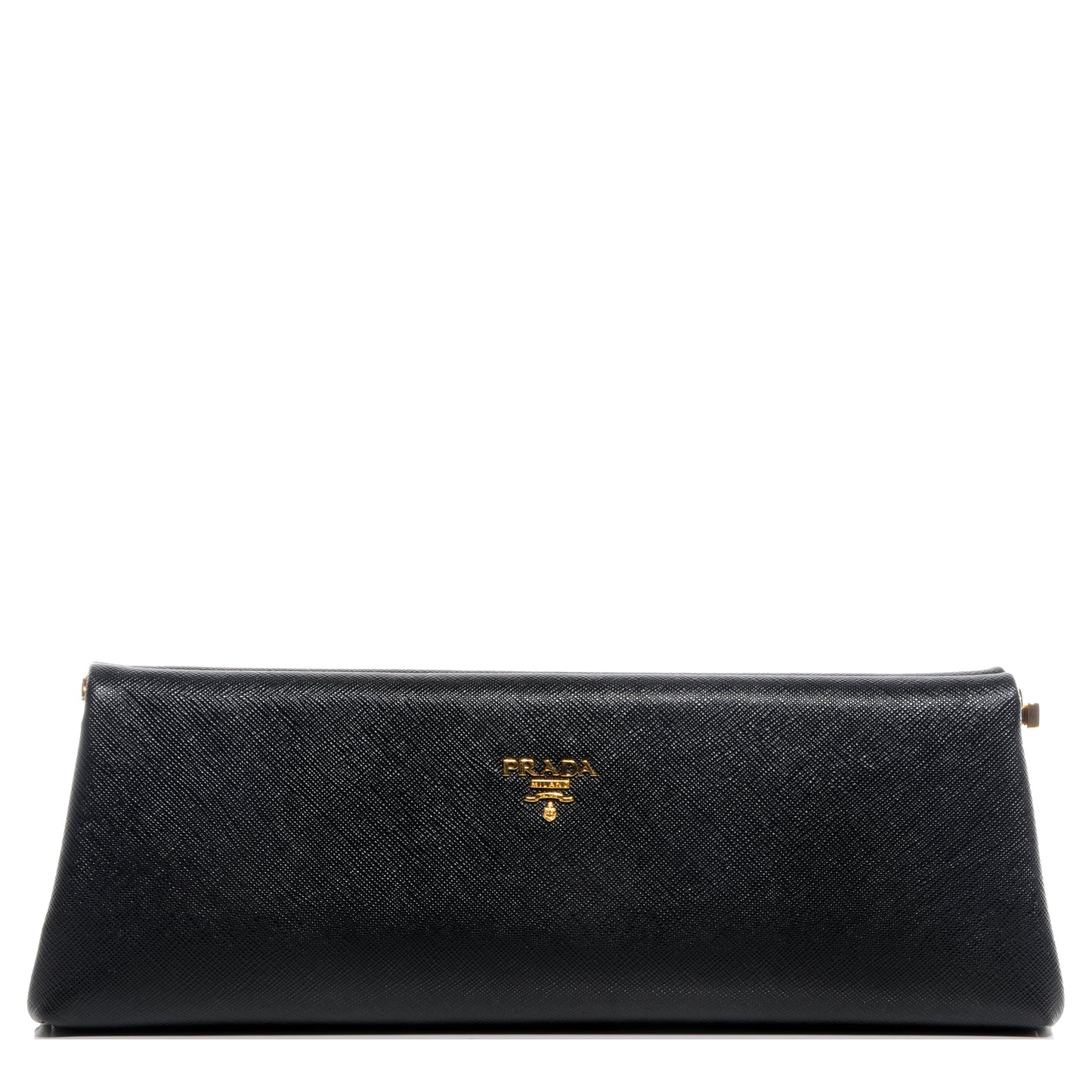Saffiano Lux Clutch Nero Black