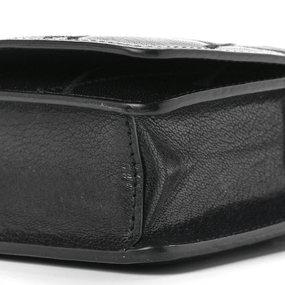 Givenchy Goatskin Quilted GV3 Strap Wallet Black 10 of 10