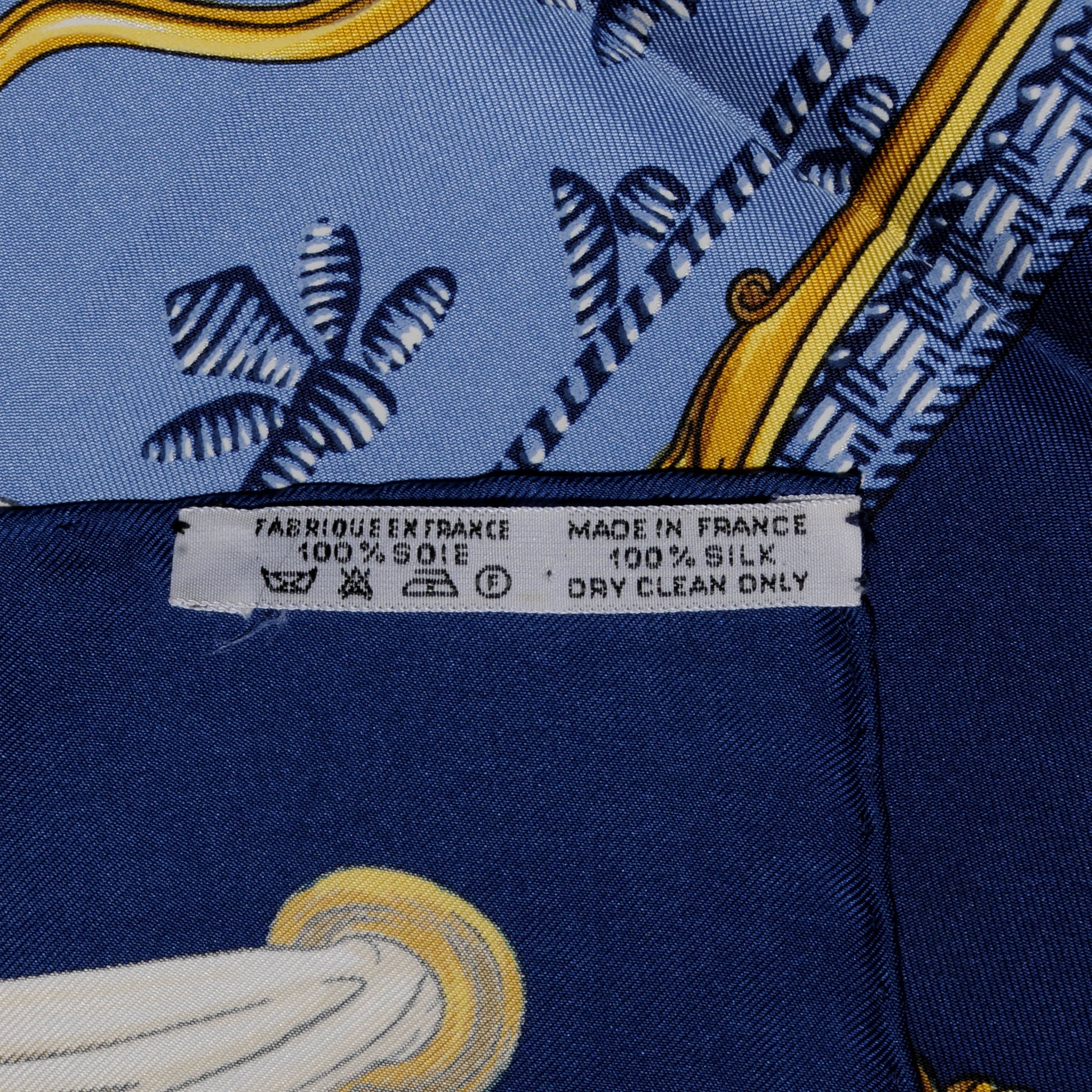 Hermes Silk Concours D Etriers Scarf 90 4 of 4