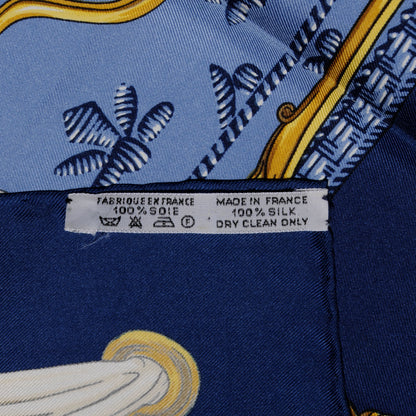Hermes Silk Concours D Etriers Scarf 90 4 of 4