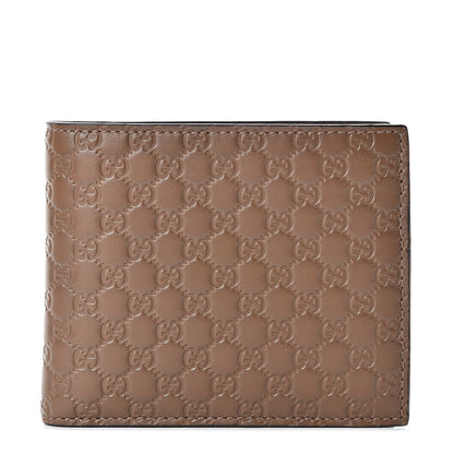 Gucci Microguccissima Bi-Fold Wallet Acero 1 of 8