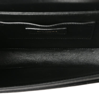 Saint Laurent Box Calfskin Monogram Medium Solferino Satchel Black 5 of 10