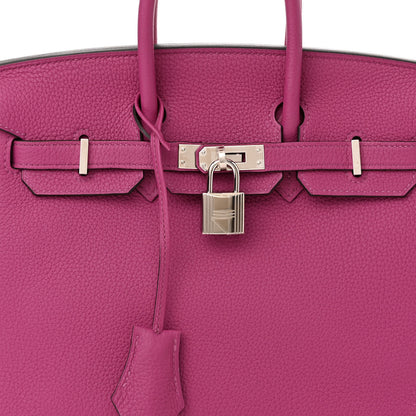 Hermes Togo Birkin 25 Rose Pourpre 8 of 14