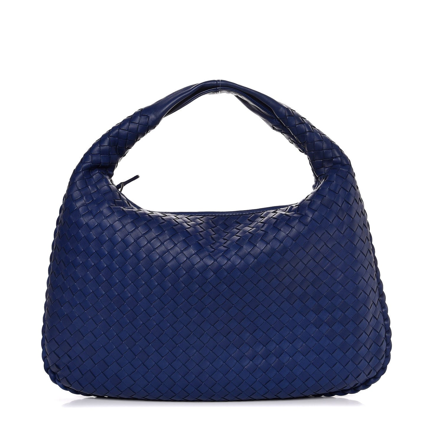 Nappa Intrecciato Medium Veneta Hobo Sapphire