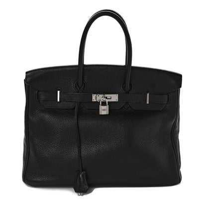 Hermes Fjord Birkin 35 Black 1 of 11