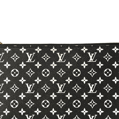 Louis Vuitton Monogram Giant Jungle Neverfull MM GM Pochette Black 8 of 12
